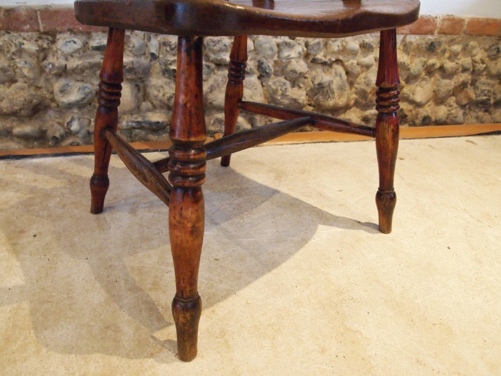 Chair stunning Beech, Ash and Elm Windsor Grandfather chair c1890 View V