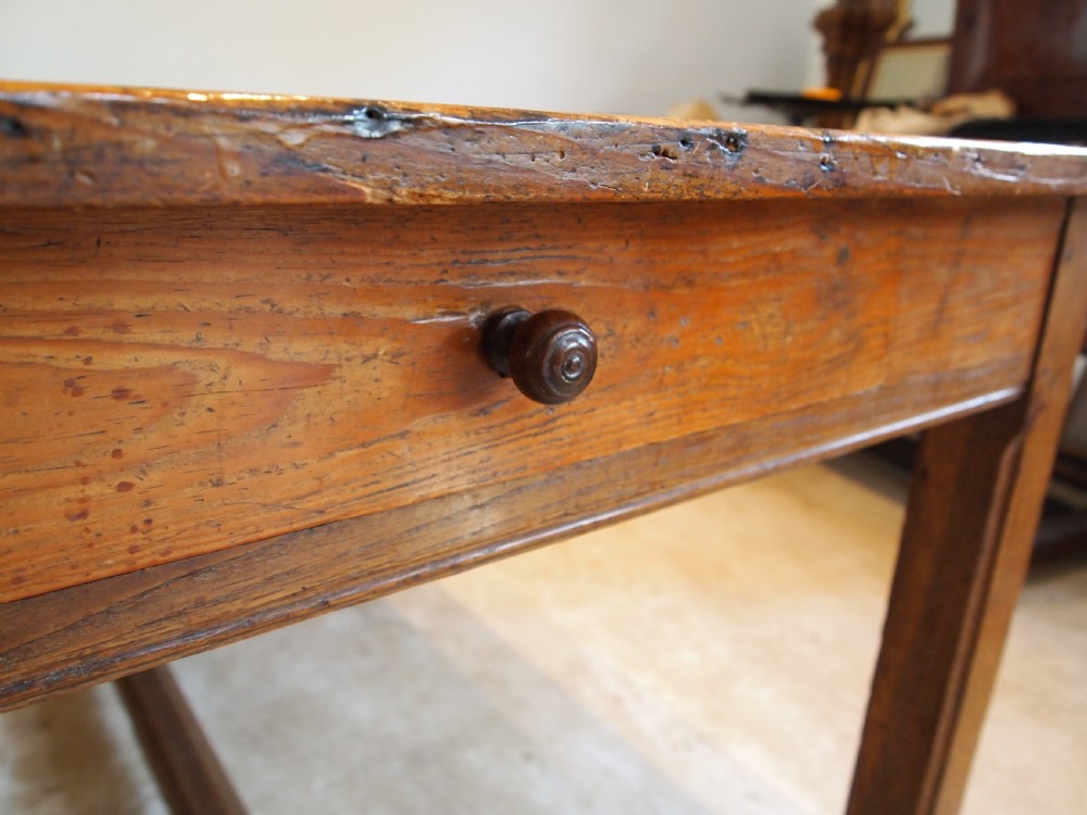 Outstanding Norfolk farmhouse refectory table George III c1820 View IV