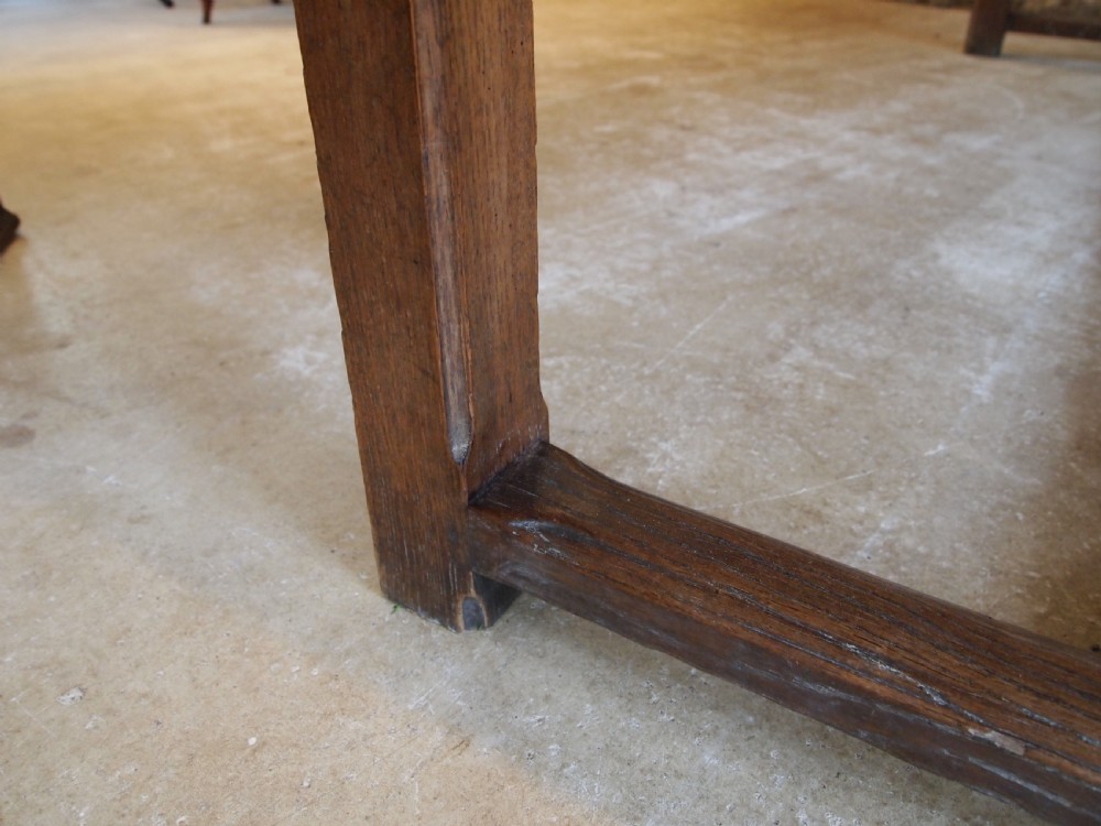 Outstanding Norfolk farmhouse refectory table George III c1820 View XII