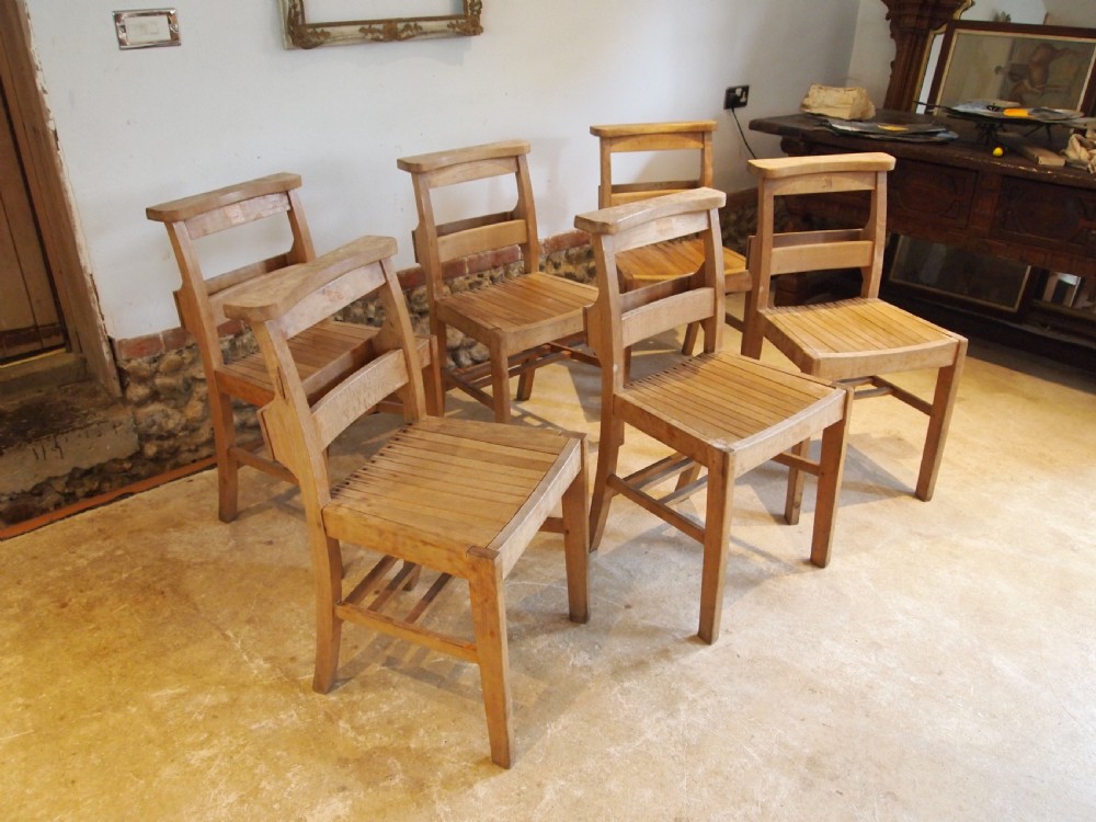 Chairs War Department chapel chairs kitchen dining Beech 6 View VIII