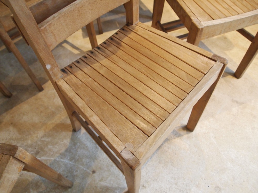 Chairs War Department chapel chairs kitchen dining Beech 6 View VII
