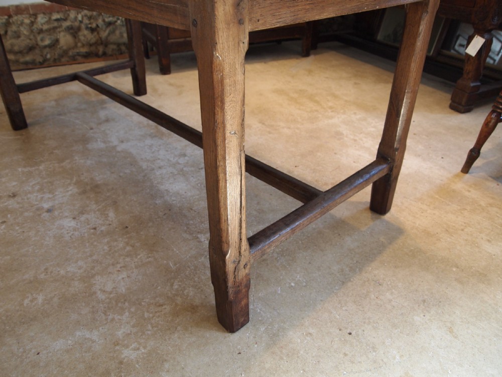Table French Oak refectory farmhouse dining c1800 View XIII