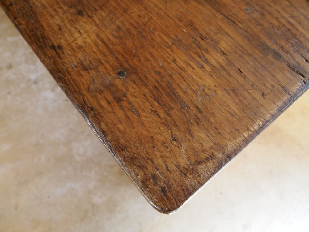 Table French Oak refectory farmhouse dining c1800 View XIV