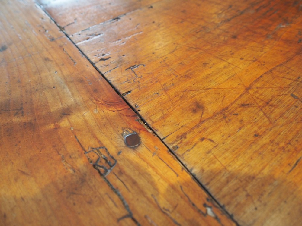 Table French Cherry wood refectory farmhouse dining c1850 View VII