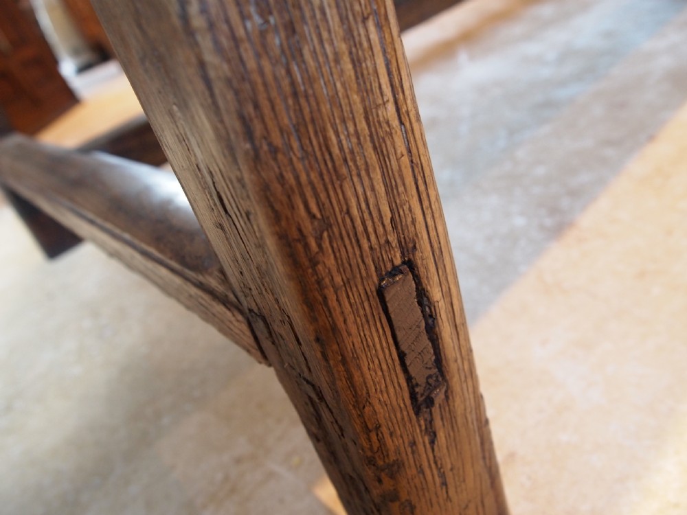 Table refectory dining farmhouse French Cherry and Chestnut c1800 View III