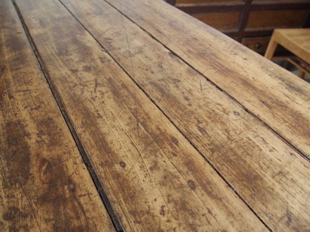 Table refectory dining farmhouse French Apple c1820 View VI