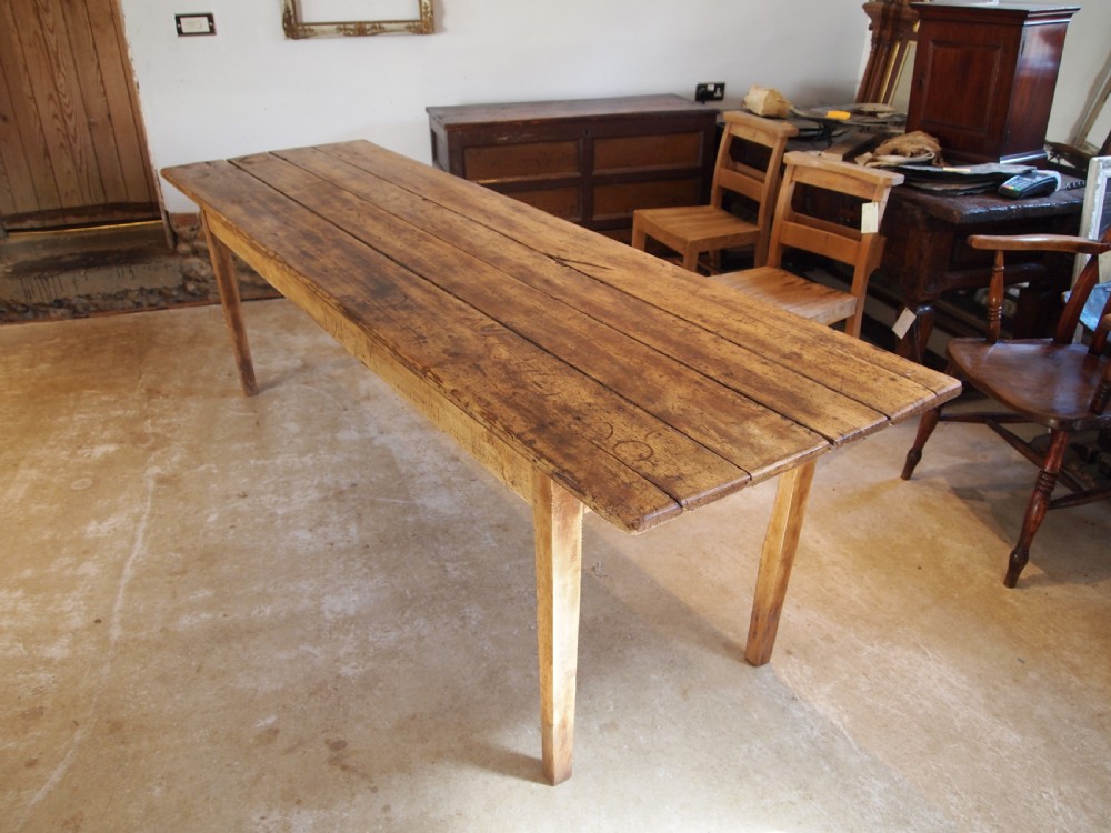 Table refectory dining farmhouse French Apple c1820 View XII