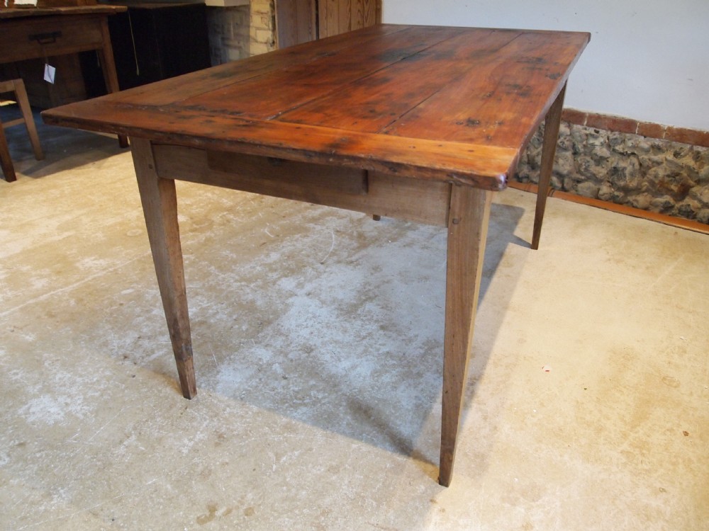 Table French refectory dining farmhouse Cherry Wood c1830 View III