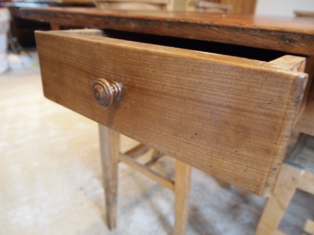 Table French refectory dining farmhouse Cherry Wood c1830 View V