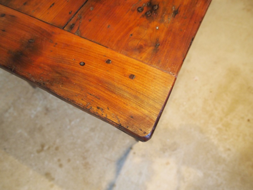 Table French refectory dining farmhouse Cherry Wood c1830 View XI