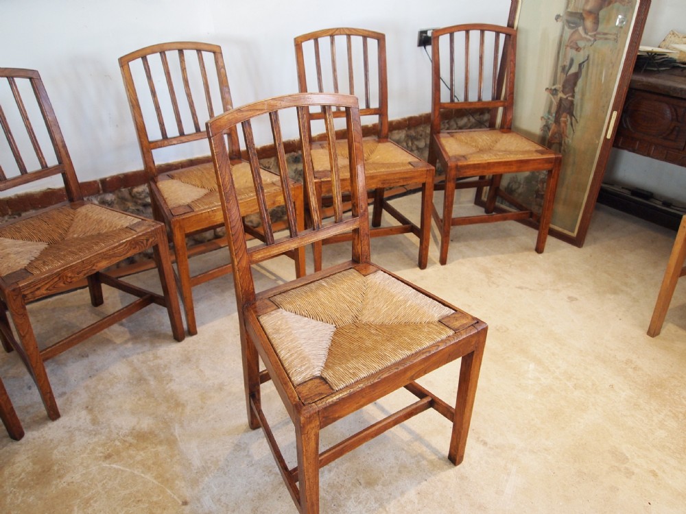 Chairs outstanding set of 6 Elm dining chairs kitchen George IV c1820 View IX