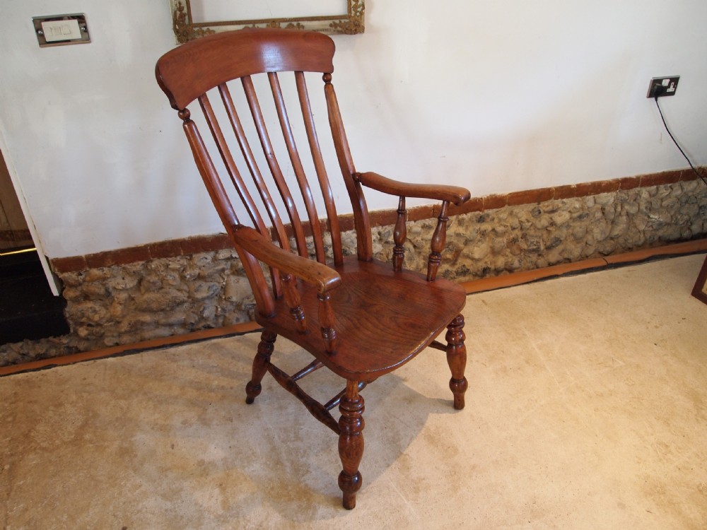 Chair stunning Victorian Windsor Grandfather chair c1870