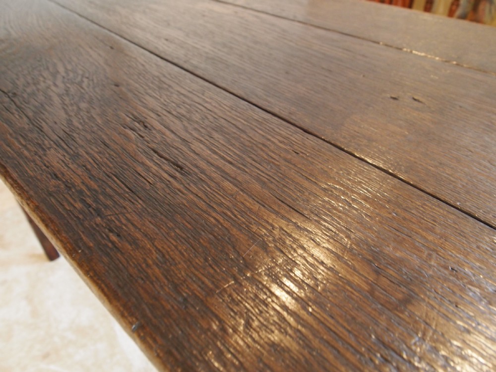 Table refectory dining Oak George III c1780 View IV