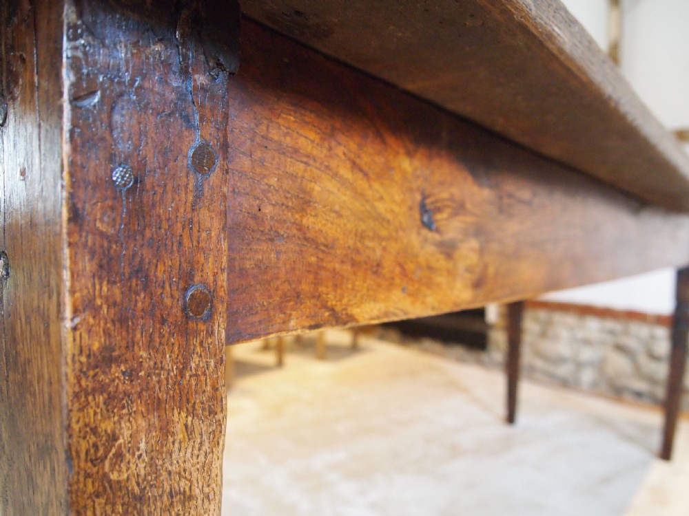 Table refectory dining Oak George III c1780 View V