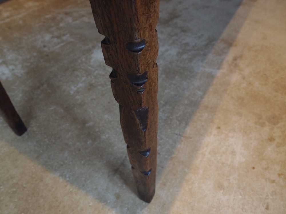 Table refectory dining Oak George III c1780 View X