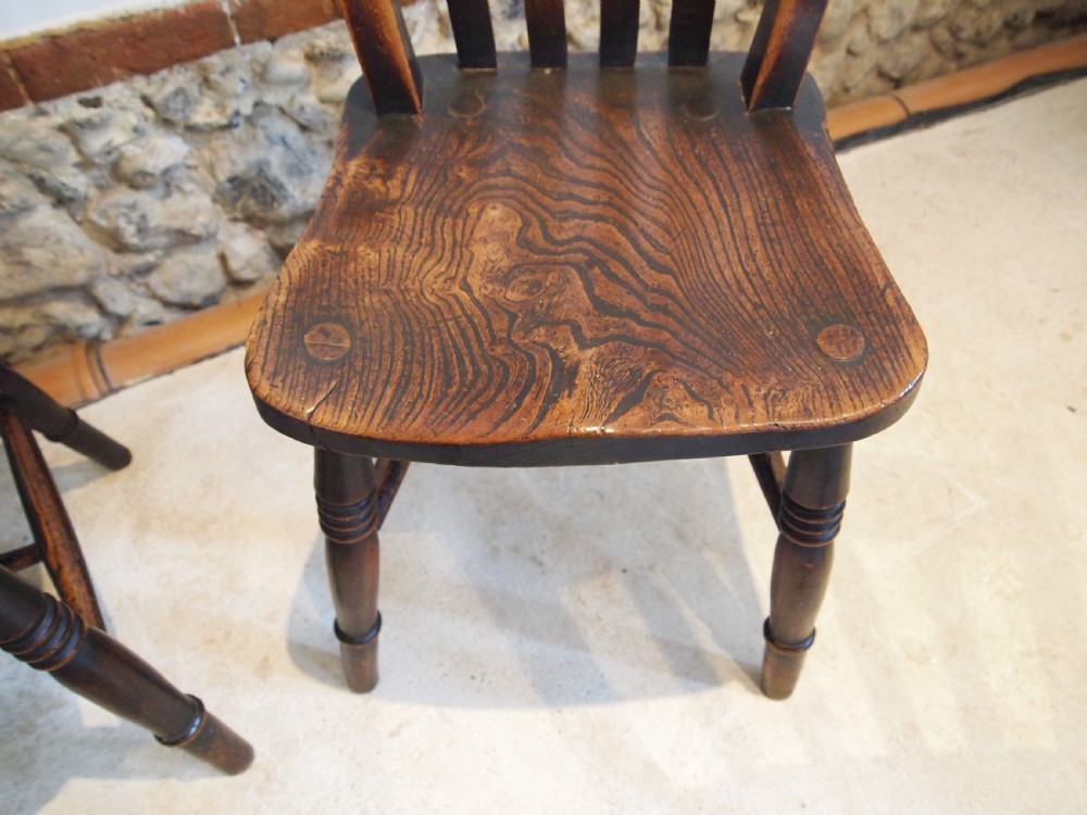 Chairs stunning set of 6 Windsor kitchen chairs dated 1915 Goodearl and sons View VII
