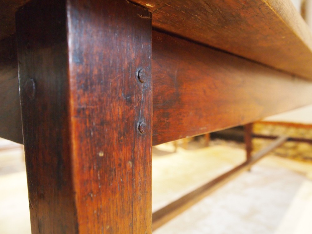 Table outstanding French Oak seats ten refectory dining c1790 View VIII