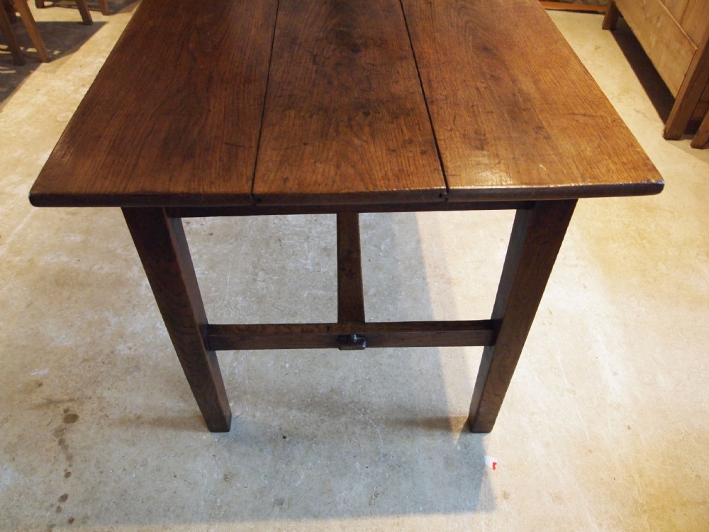 Table outstanding French Oak seats ten refectory dining c1790 View IX