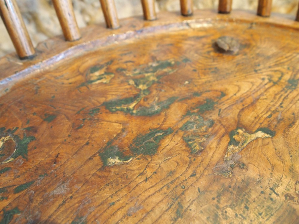 Chair Windsor rare Ash Elm West country primitive c1770 View VI
