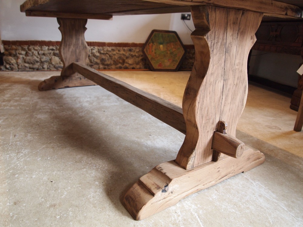 Table stunning Breton French Oak refectory farmhouse dining c1850 View XIV