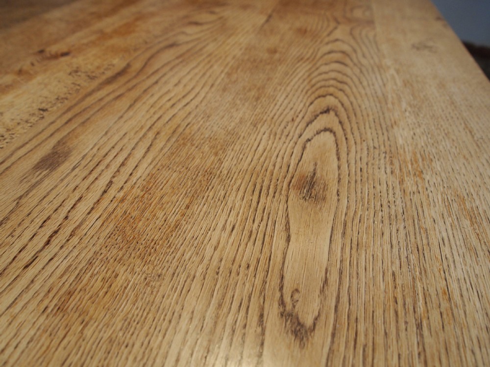 Table refectory school dining table Oak Edwardian c1910 View VII