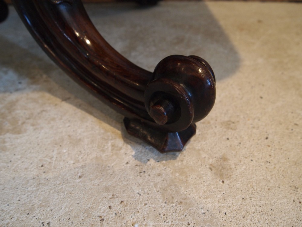 Table stunning Regency Rosewood card hall lamp games table c1830 View V