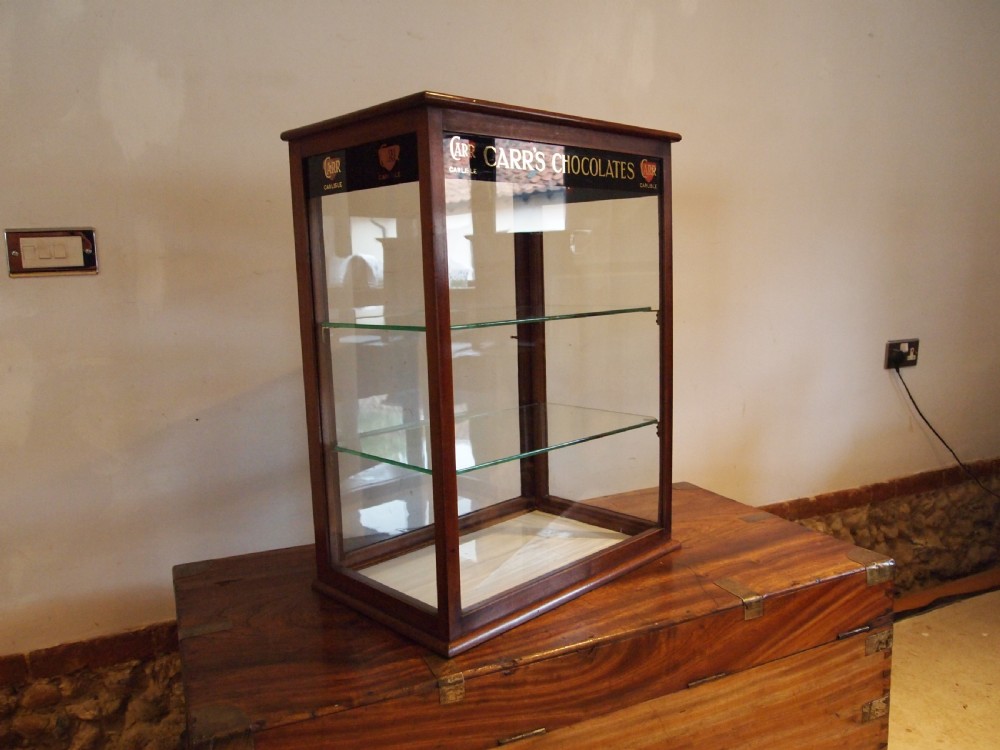 Cabinet display very rare Victorian Carr's Chocolates c1890 View III