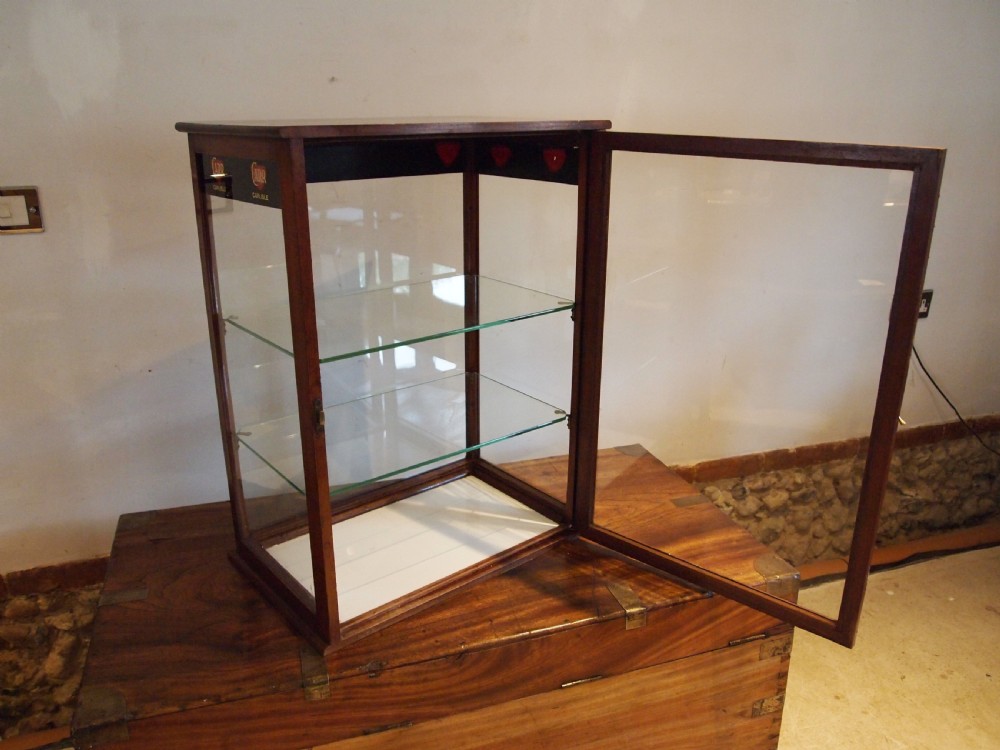 Cabinet display very rare Victorian Carr's Chocolates c1890 View VIII