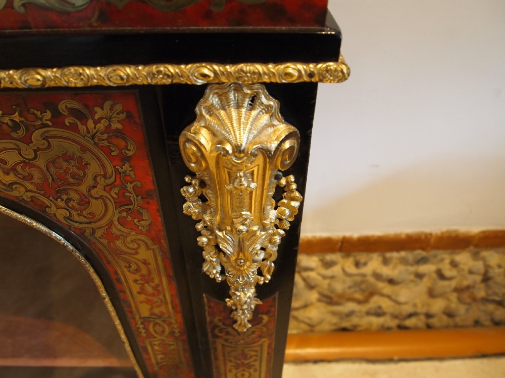 Cabinet outstanding Boulle work Pier cabinet c1850 View VII