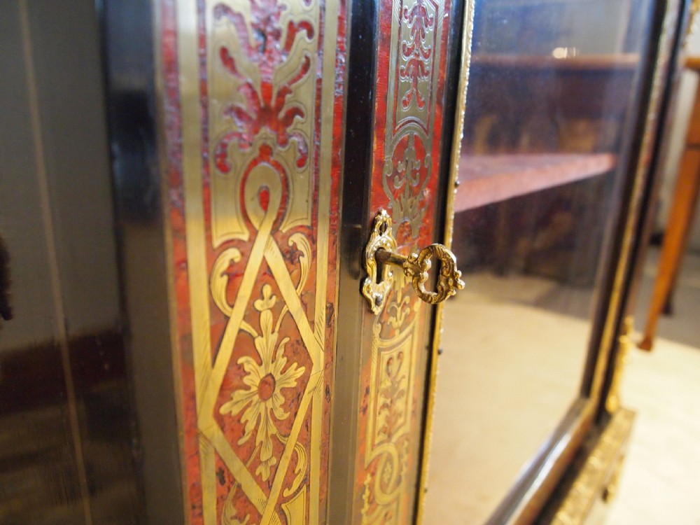 Cabinet outstanding Boulle work Pier cabinet c1850 View VIII