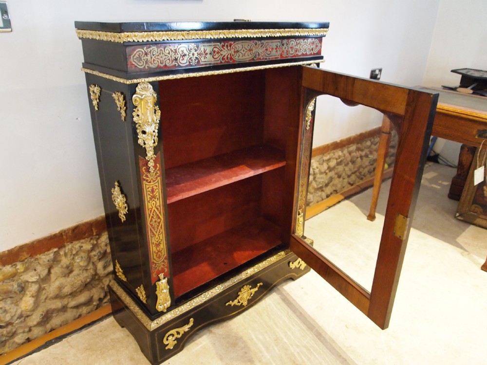 Cabinet outstanding Boulle work Pier cabinet c1850 View X