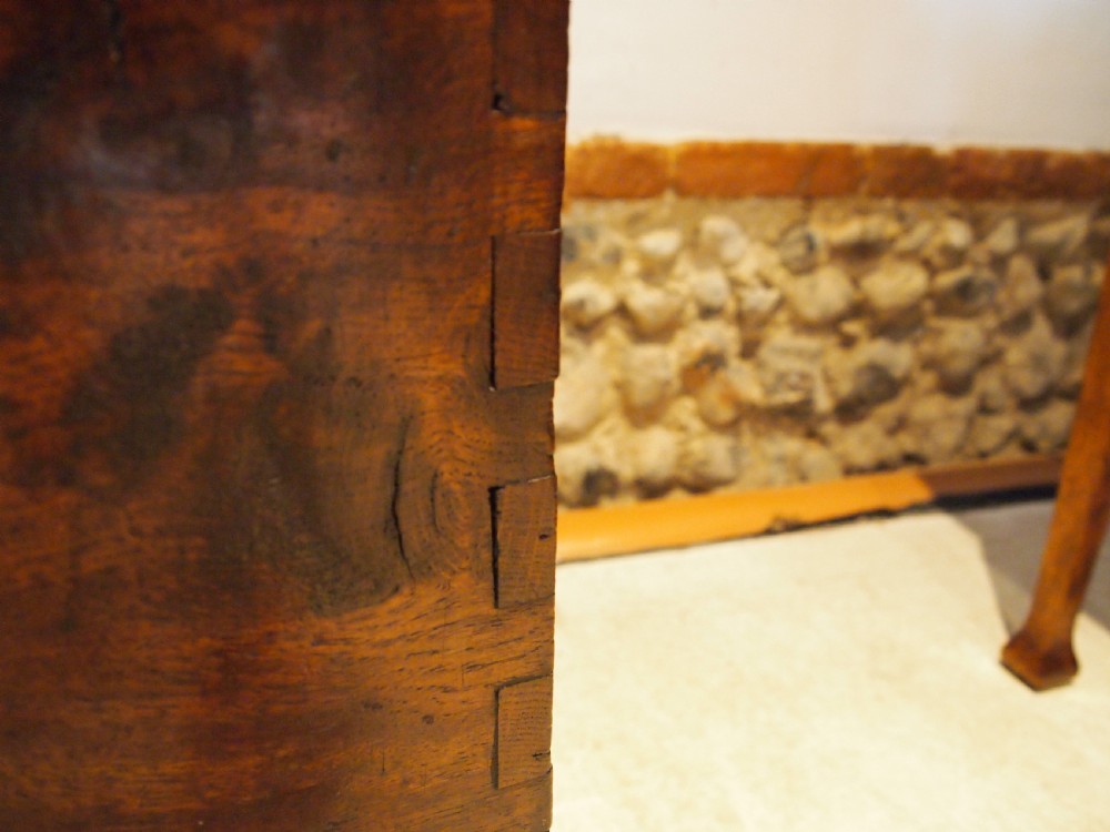 Coffer chest trunk Beautiful George III Oak and Elm c1780 View VI