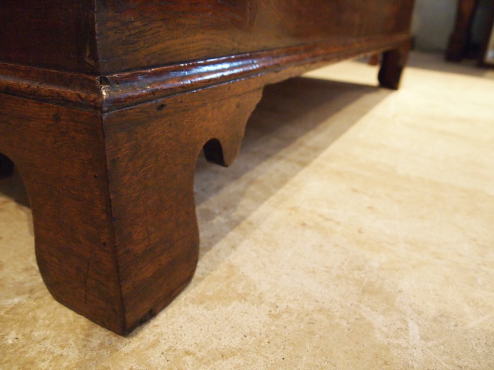Coffer chest trunk Beautiful George III Oak and Elm c1780 View X
