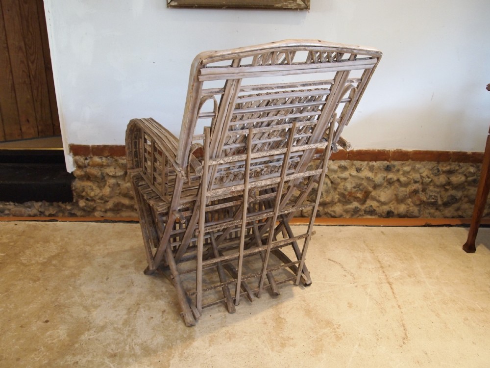 Chair colonial split cane armchair c1920 View IV