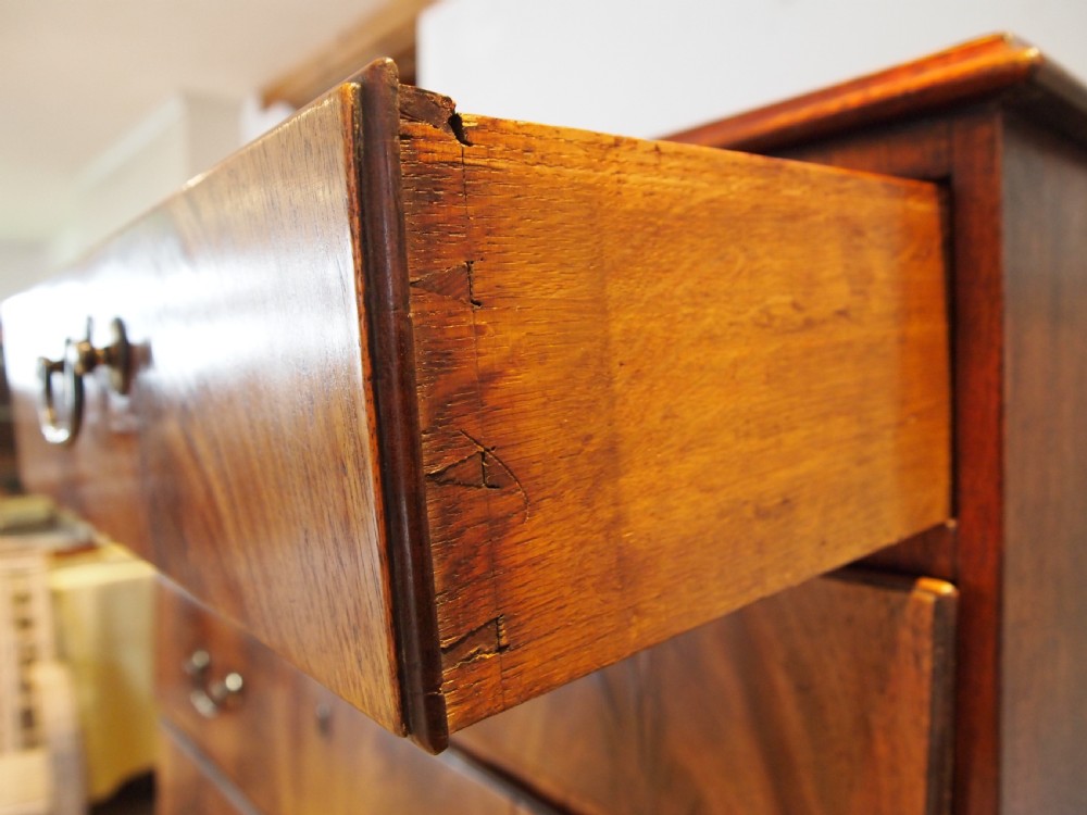 Chest of drawers outstanding chest on chest George III c1770 View VII