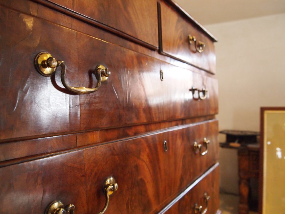 Chest of drawers outstanding chest on chest George III c1770 View VIII