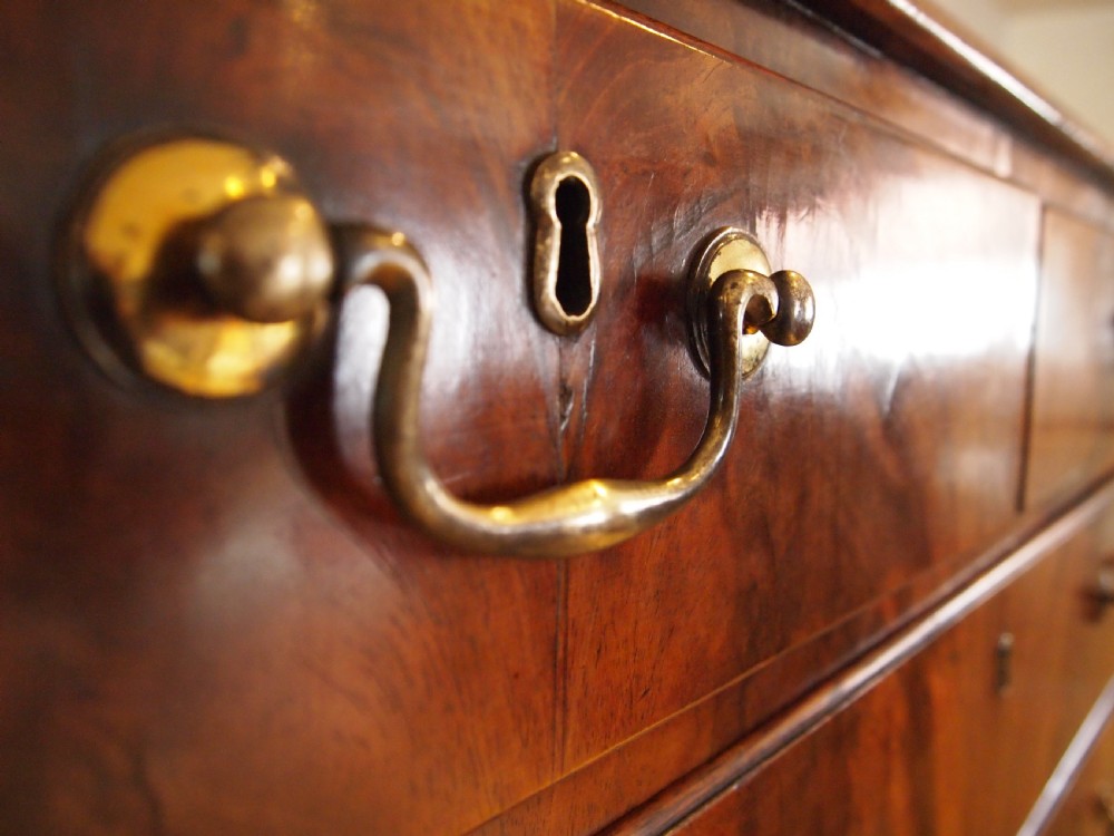 Chest of drawers outstanding chest on chest George III c1770 View XIII