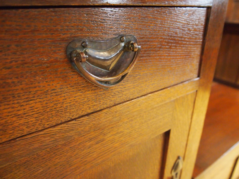 Hall stand Liberty London Stunning Arts and Crafts Oak c1900 View II
