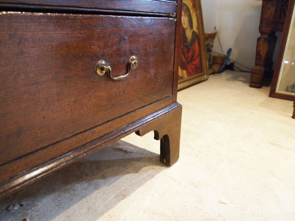 Chest of drawers Mule chest Rare George III Oak c1770 View VI