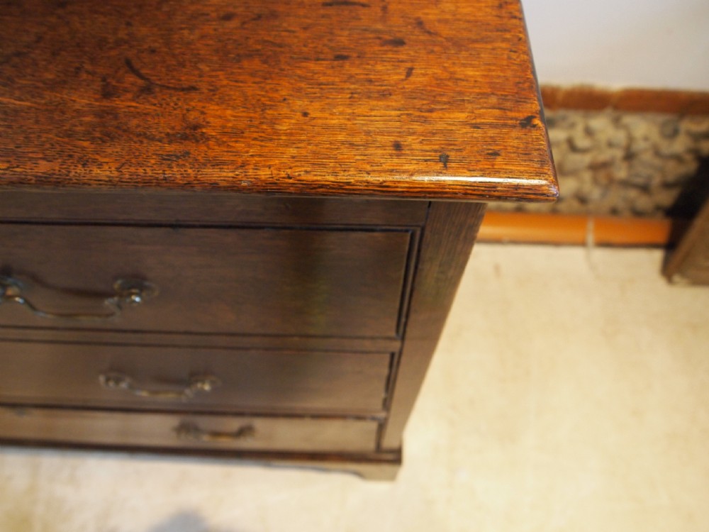 Chest of drawers Mule chest Rare George III Oak c1770 View VII