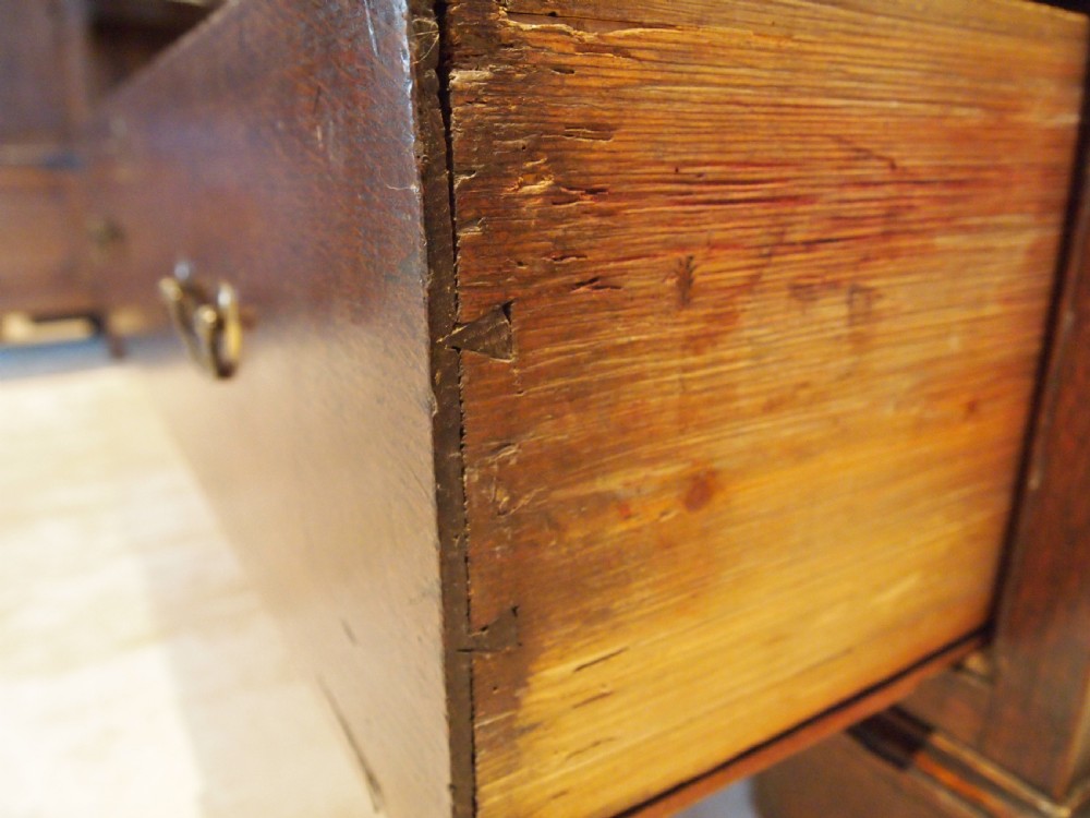 Chest of drawers Mule chest Rare George III Oak c1770 View XI