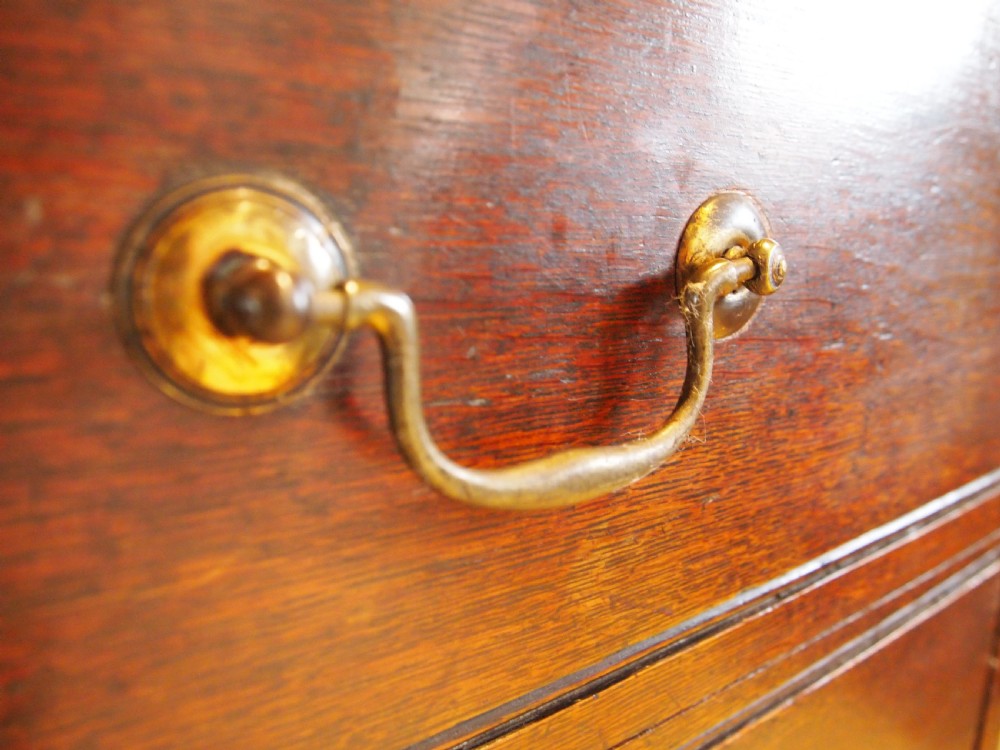 Chest of drawers Mule chest Rare George III Oak c1770 View XII