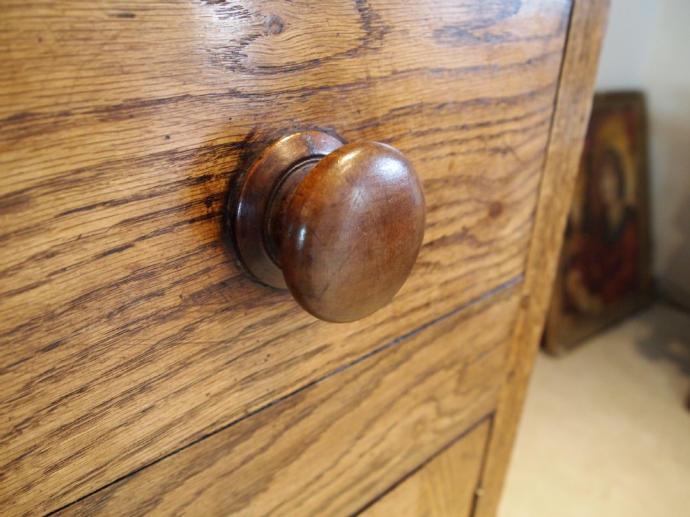 Cupboard dresser stunning Welsh Oak Cwpwrdd Deuddarn c1800 View XIV
