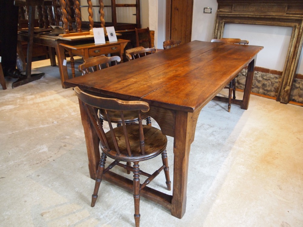 Table stunning French Cherry wood George III c1790 View IV