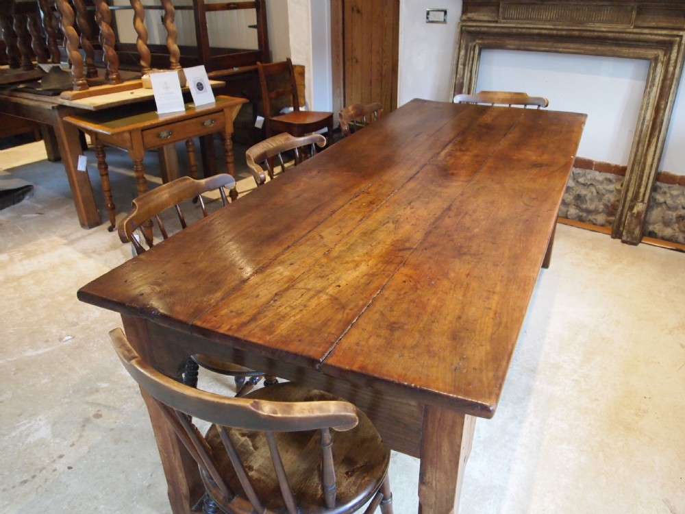 Table stunning French Cherry wood George III c1790 View XII