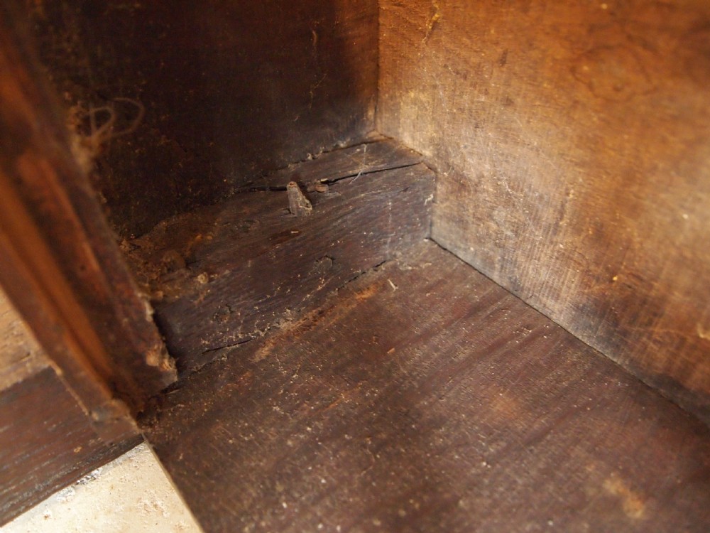Table stunning James II Oak side hall lowboy lamp c1690 View VII