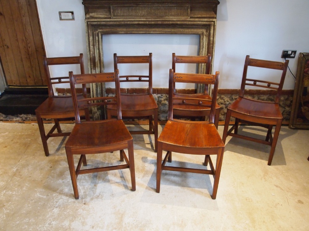 Chairs set of 6 stunning Suffolk ball back Cherry and Elm c1830