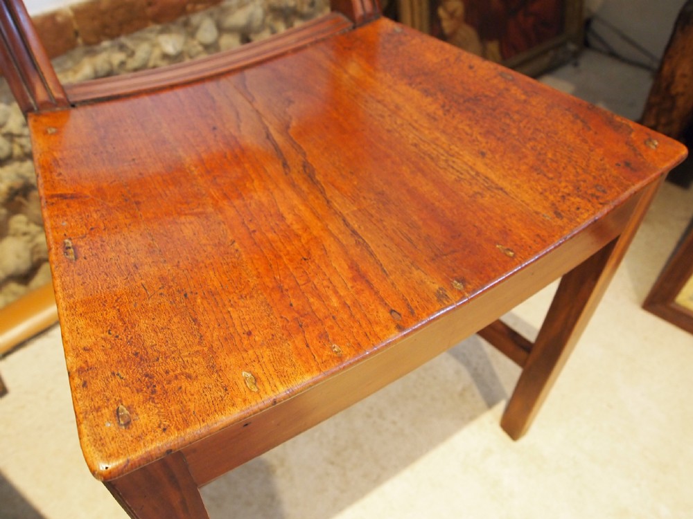 Chairs set of 6 stunning Suffolk ball back Cherry and Elm c1830 View X