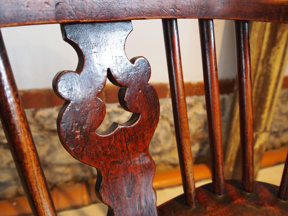 Chair stunning Victorian Windsor Ash & Elm armchair c1840 View II