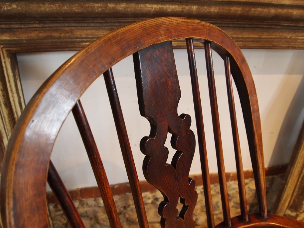 Chair stunning Victorian Windsor Ash & Elm armchair c1840 View XI